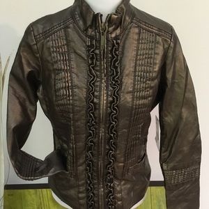 NWT $110 Paper Denim & Cloth faux leather jacket.